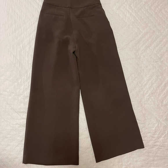 Wilfred by Aritzia; dark taupe trouser; size 0 - Picture 2 of 3